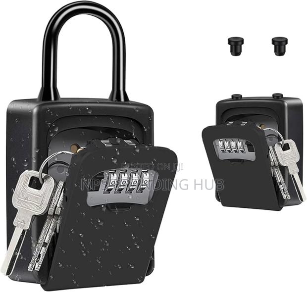 Key Lock Box, Wall Mounted Key Safe Box Hp - thumbnail 3