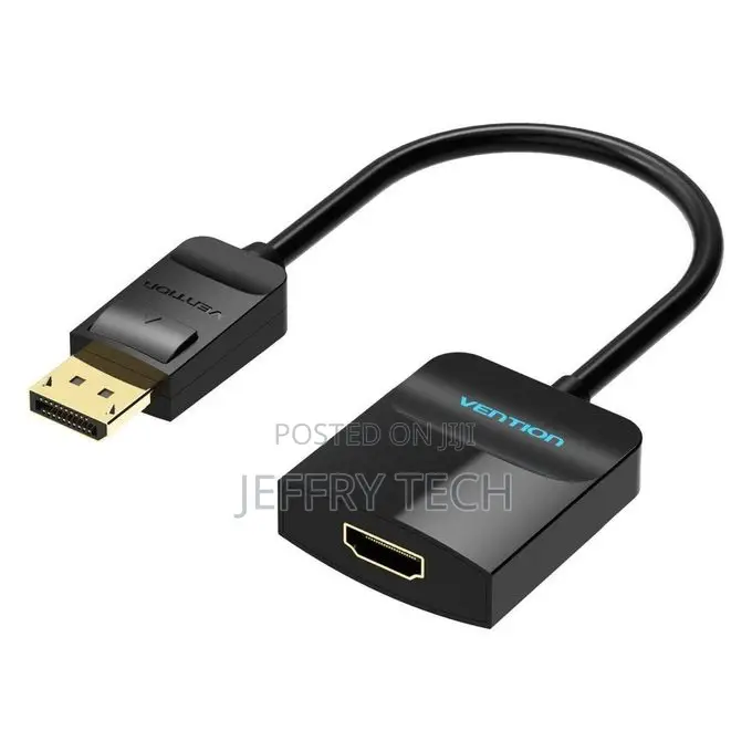 Vention HBGBB Dp to Hdmi Converter 0.15 Meter (Black)