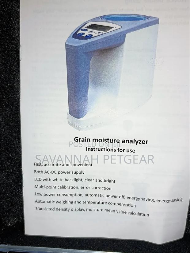 Grain Moisture Meter, Lds-1g, For Measuring The Moisture Content - thumbnail 3