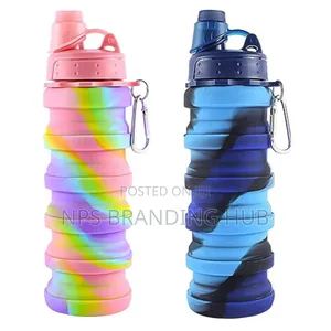 480ml Collapsible Silicone Water Bottle Hbc