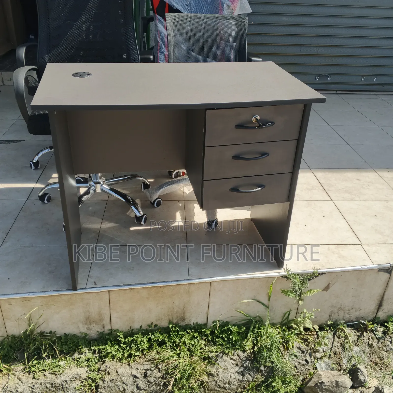 Office Study Grey Table