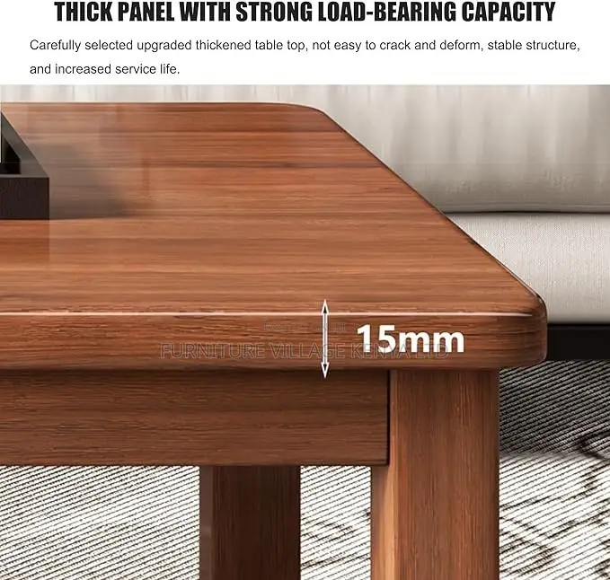 Coffee Table; Executive 120cm Mahogany Office Coffee Table