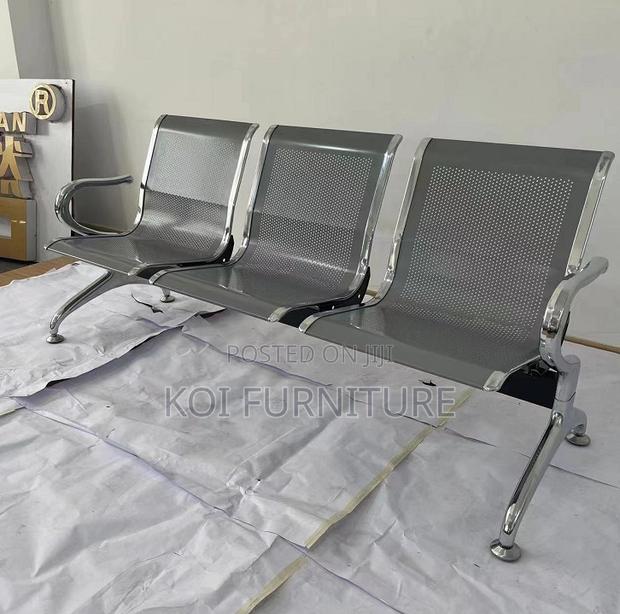 Office Bench : 3-Seater Non-Padded Waiting Bench - thumbnail 3