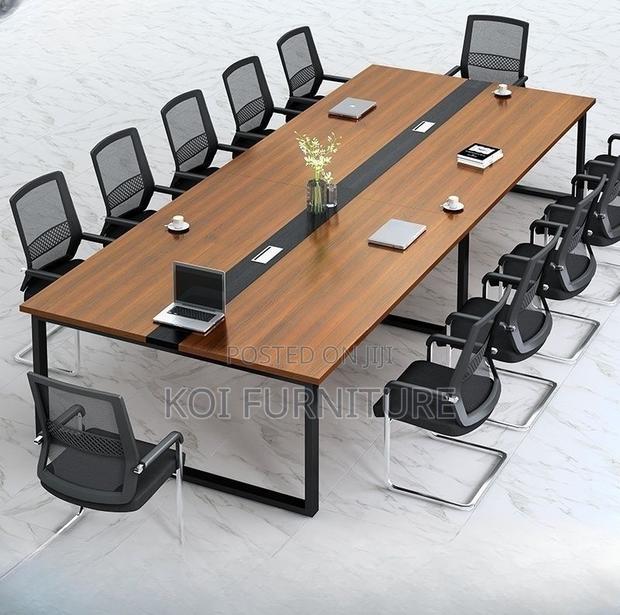 Office Table : 2400mm Modern Office Conference Table, - thumbnail 4