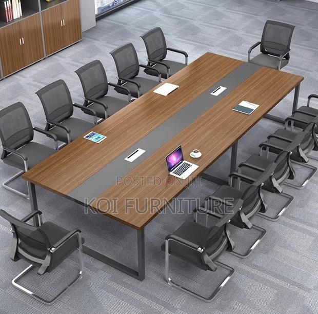 Office Table : 2400mm Modern Office Conference Table, - thumbnail 6