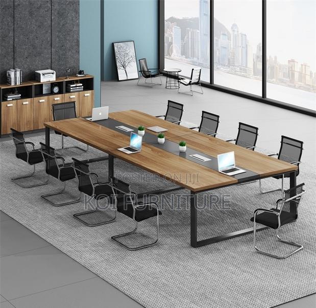 Office Table : 2400mm Modern Office Conference Table, - thumbnail 7