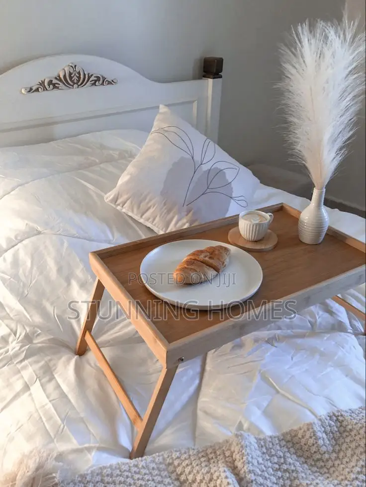 Foldable Serving/Work Wooden Table