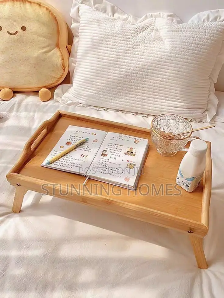 Foldable Serving/Work Wooden Table