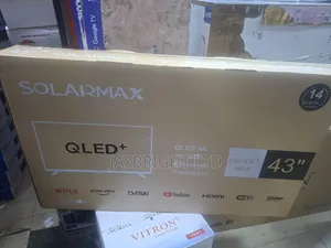Solarmax 43′′ Inch Smart Android Tv Frameless/Bluetooth Tv Android