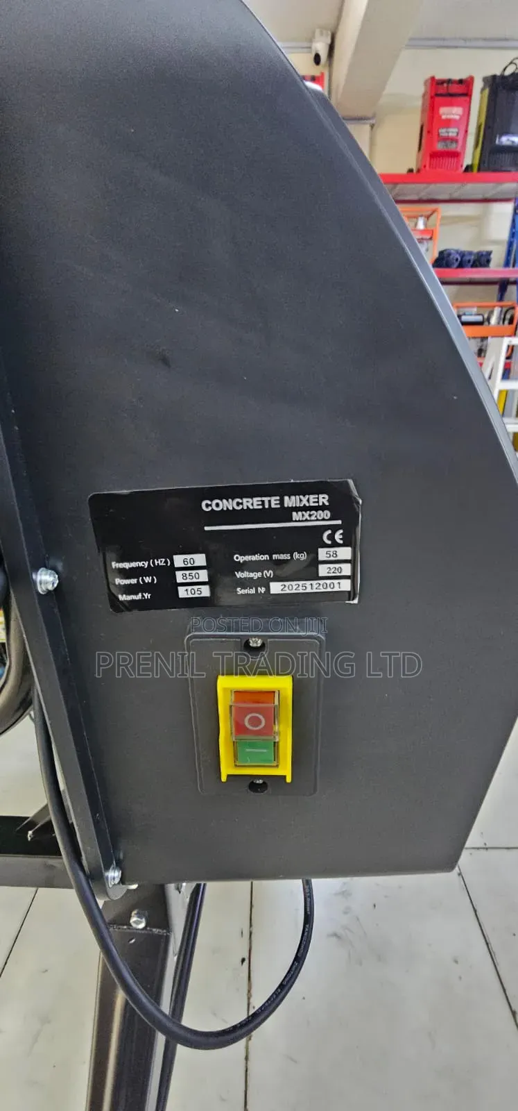 Electric Concrete Mixer Available