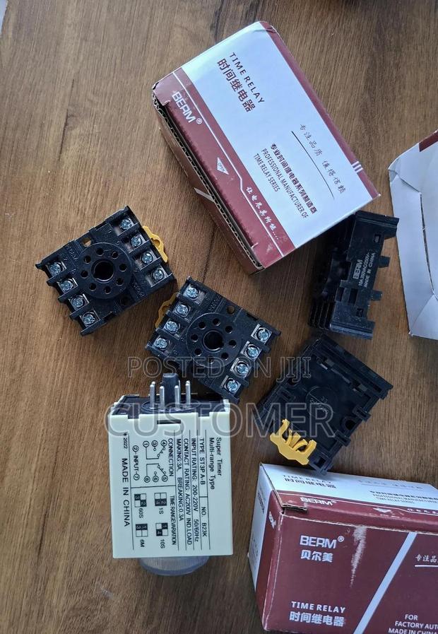 St3pa-B Delay Relay Knob Control Timer Delay 24v 220v 380v Timer - thumbnail 3