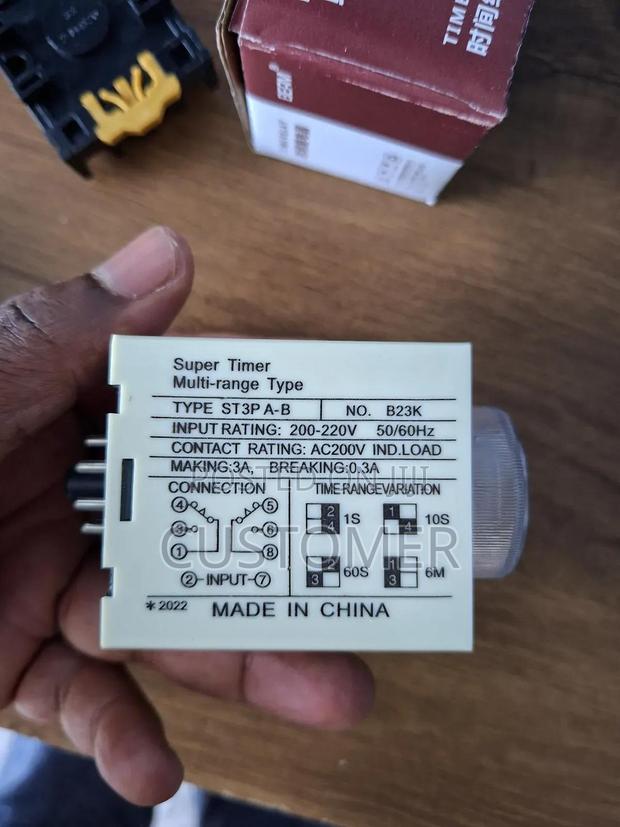 St3pa-B Delay Relay Knob Control Timer Delay 24v 220v 380v Timer - thumbnail 6
