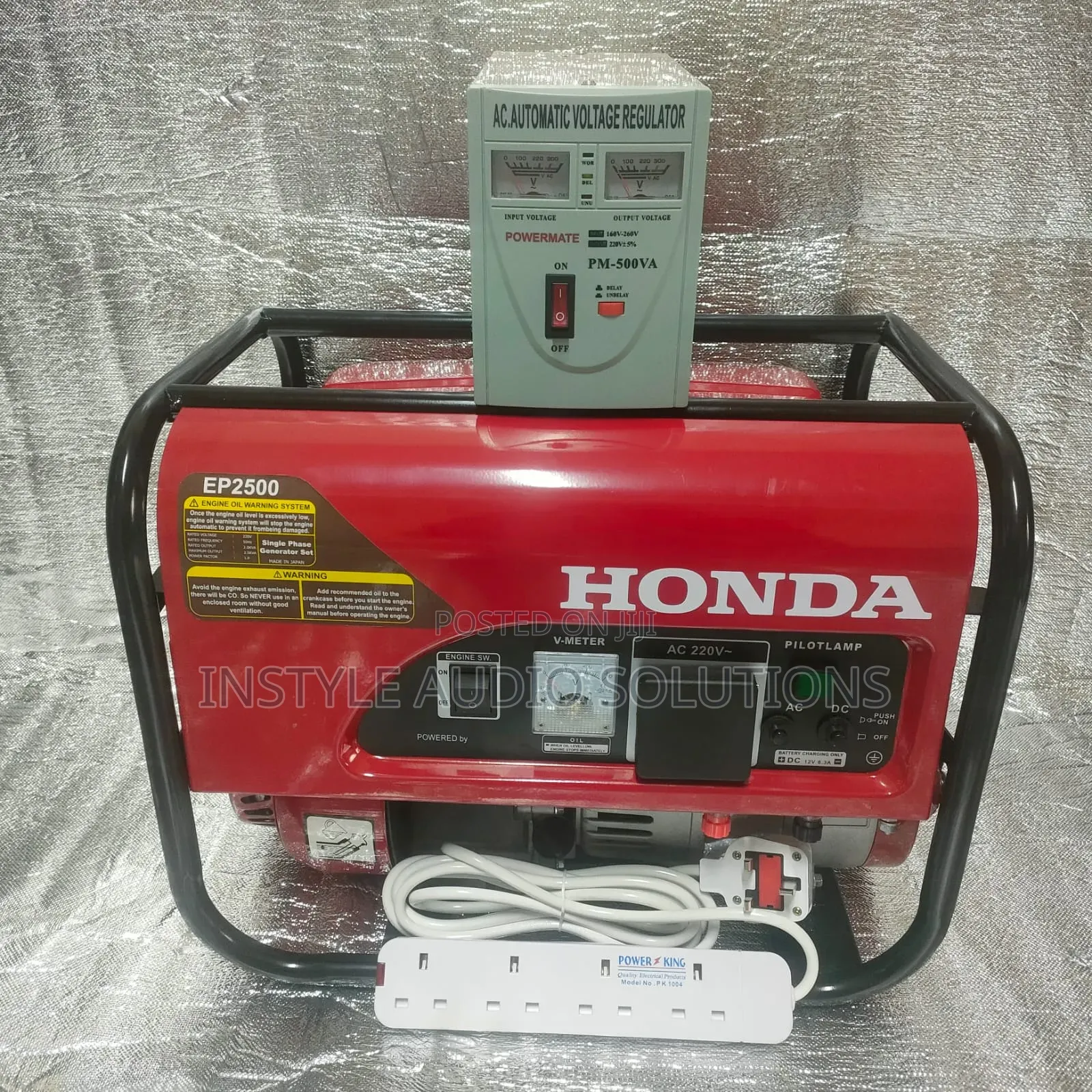 2.5kva Honda Petrol Engine Generator With 500w Power Regulator