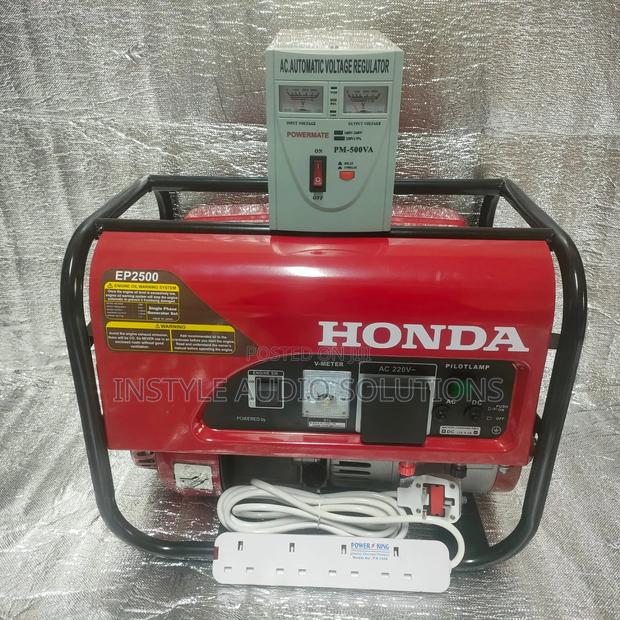 2.5kva Honda Petrol Engine Generator With 500w Power Regulator