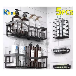 5pcs Set Shower Caddy Shelf/Bathroom Organizer