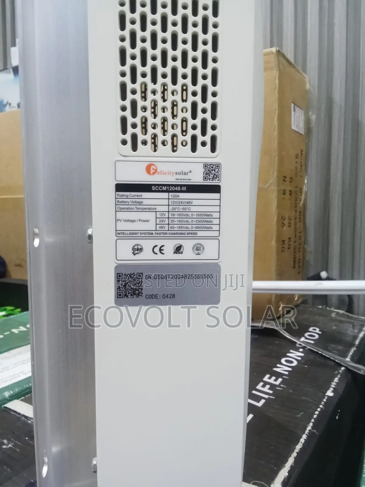 Felicity MPPT Regulator 120a for Off-Grid Systems