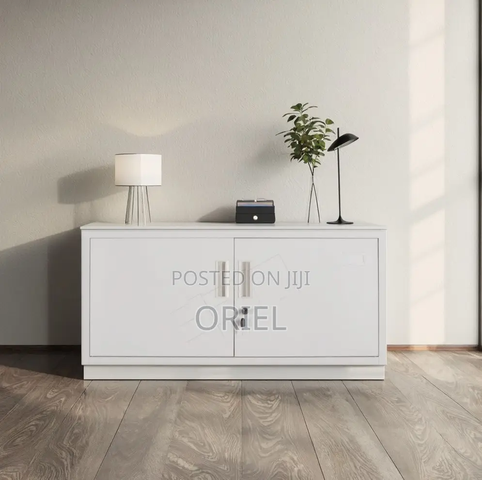 Office Cabinets: Heavy-Duty Steel Office Cabinet With 2 Lockers