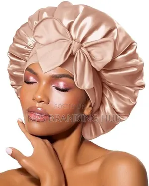 Reversable Satin Hair Bonnet With Elastic Tie Band *Material* Satin