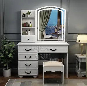 Dressing Tables: Home Makeup Vanity Table With Modern Design