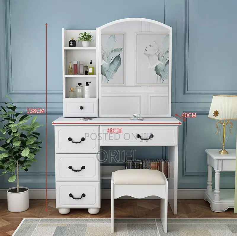 Dressing Tables: Home Makeup Vanity Table With Modern Design
