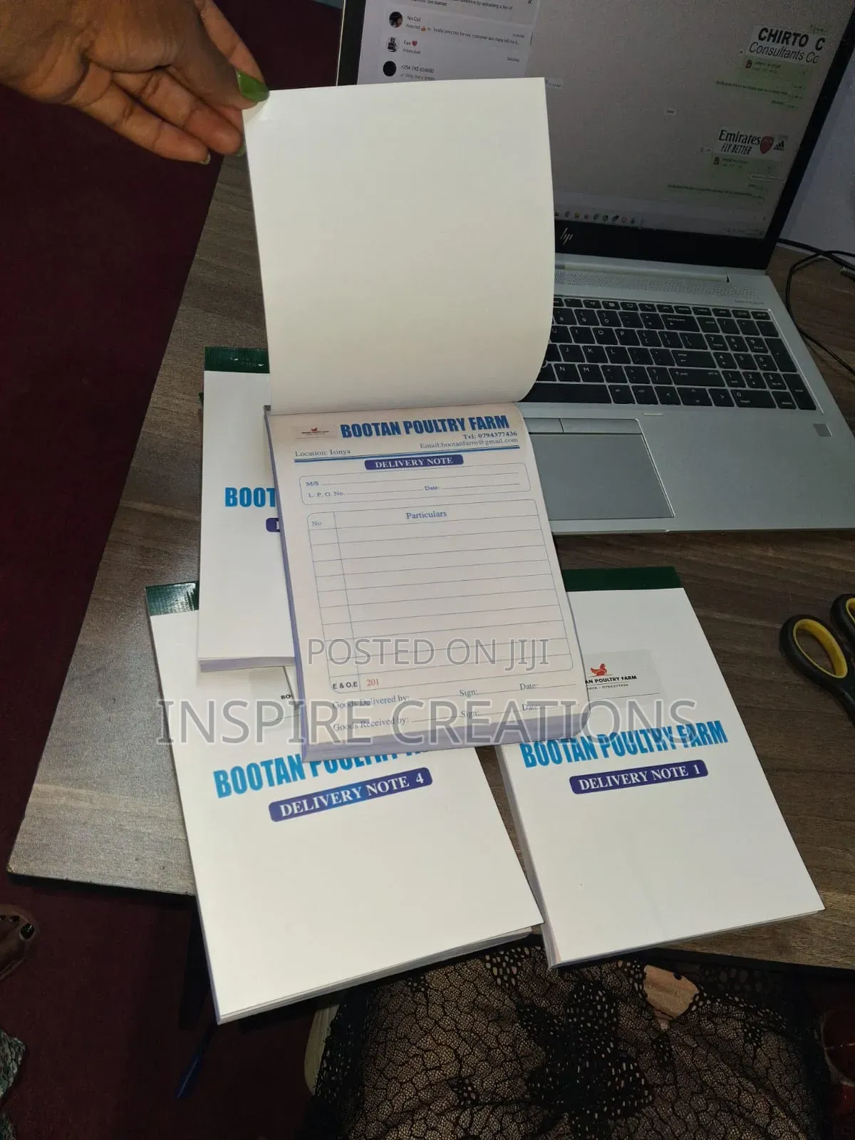 Nice Customized Delivery Note Books Printing Services