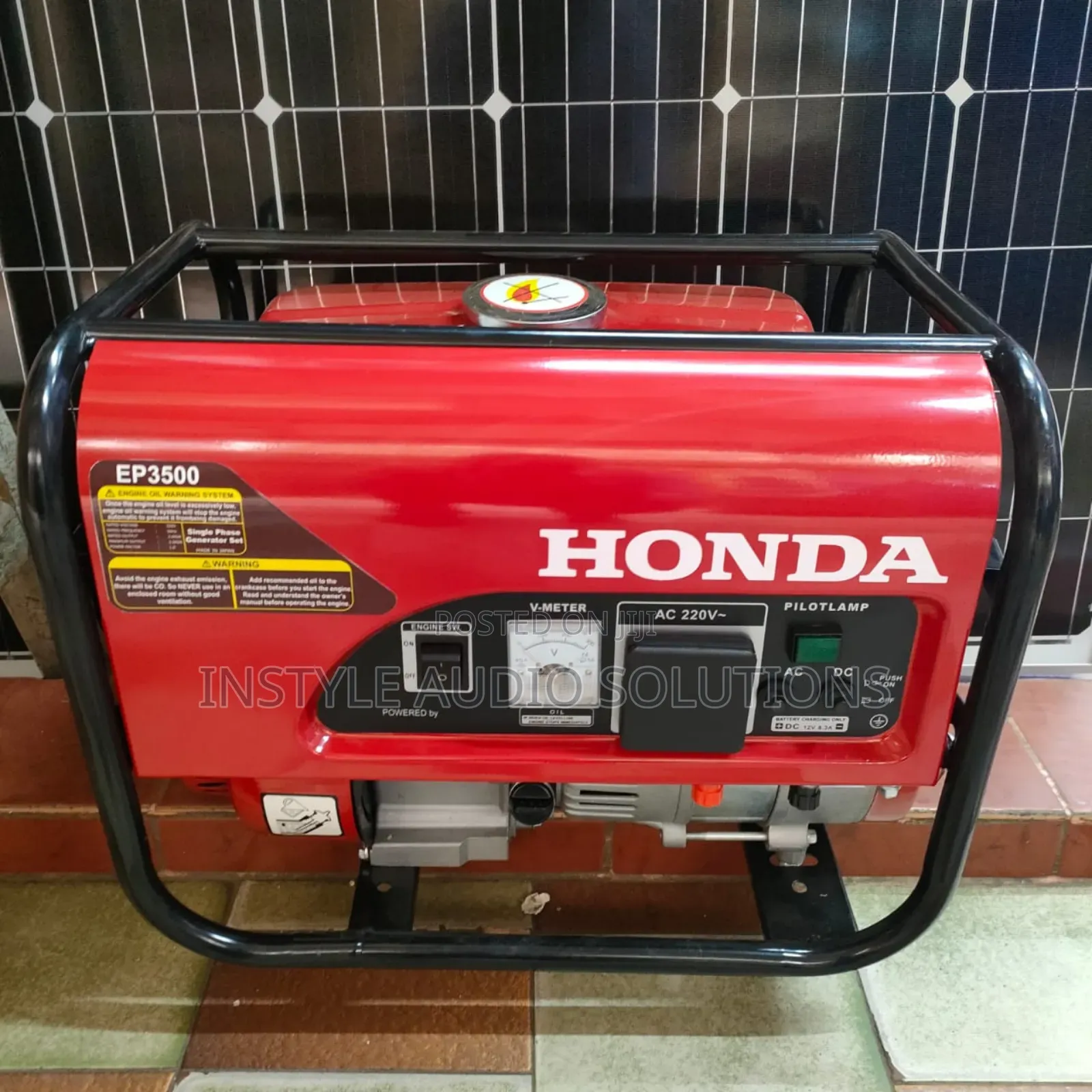 Honda 3500w Petrol Engine Rope Start Generator