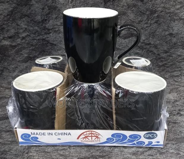 Ceramic Mug 6 Pieces - Black