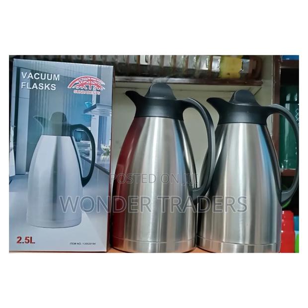 *2.5ltr Unbreakable Flask Stainless Steel - main view