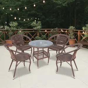Dining Set; 4 Seater Rattan Seating Set