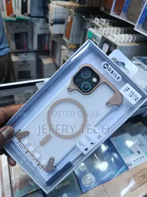 iPhone 13 or 14, Featuring a Metal Bezel, Magsafe and on the Corners.