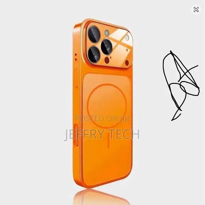 iPhone Frosted Glass (Tpu + Pc) Finish Cover for iPhone 14 Pro Max