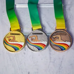 Swimming Colourful Medals,Medal, Medals