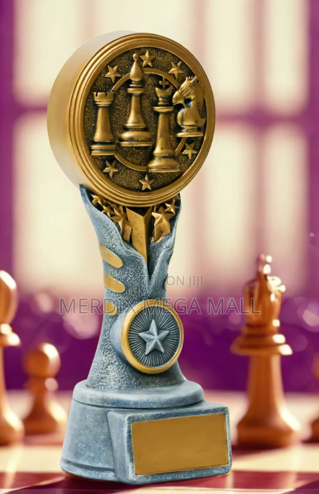 Ms013mmm,Resin Chess Trophies,Chess Trophies, Trophy