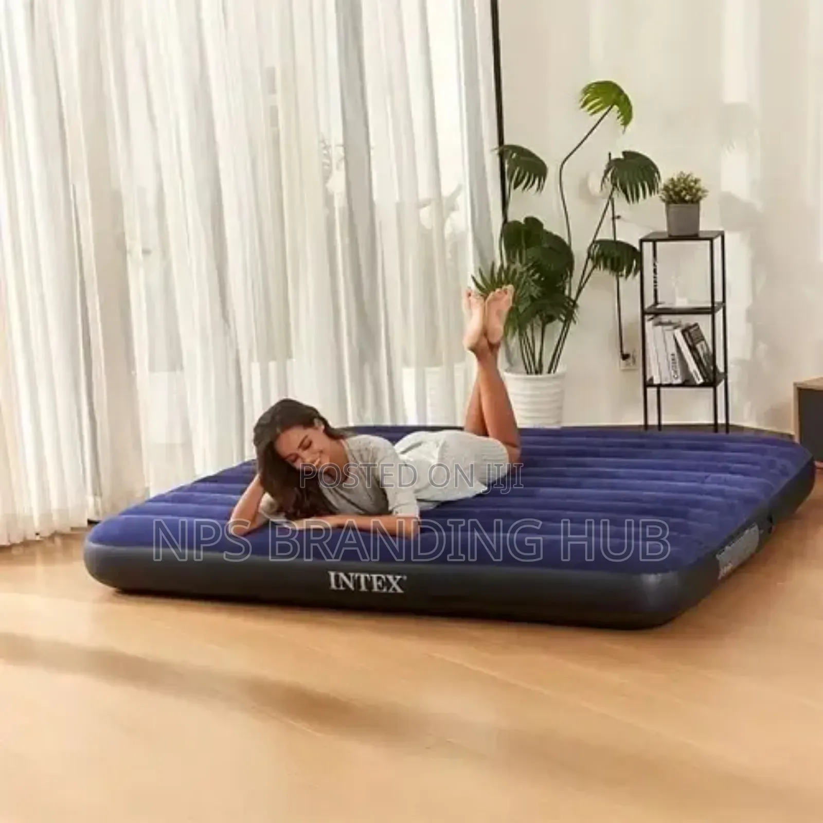 Intex Inflatable Mattress 6 X6 With Manual Pump Cn