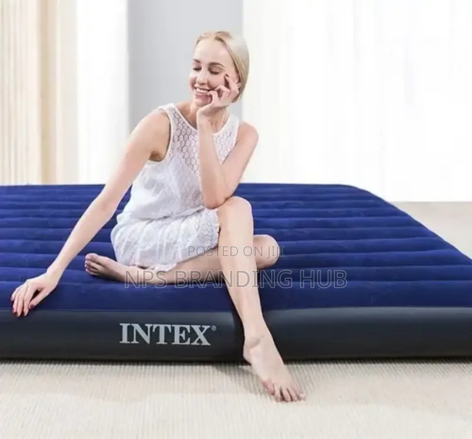 Intex Inflatable Mattress 6 X6 With Manual Pump Cn