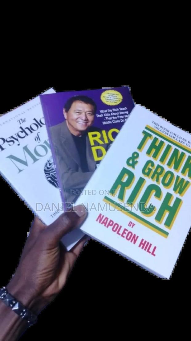 Psychology of Money + Poor Dad Rich Dad + Think and Grow Rich Combo