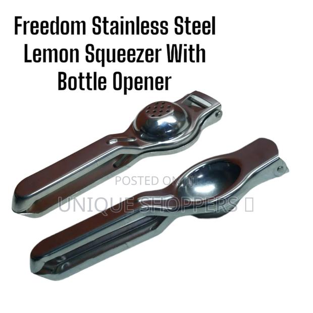 Freedom Stainless Steel Lemon Squeezer With Bottle Opener