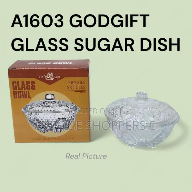 Godgift Glass Sugar Dish – *