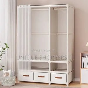 Elegant Heavy Duty Metallic Wardrobe