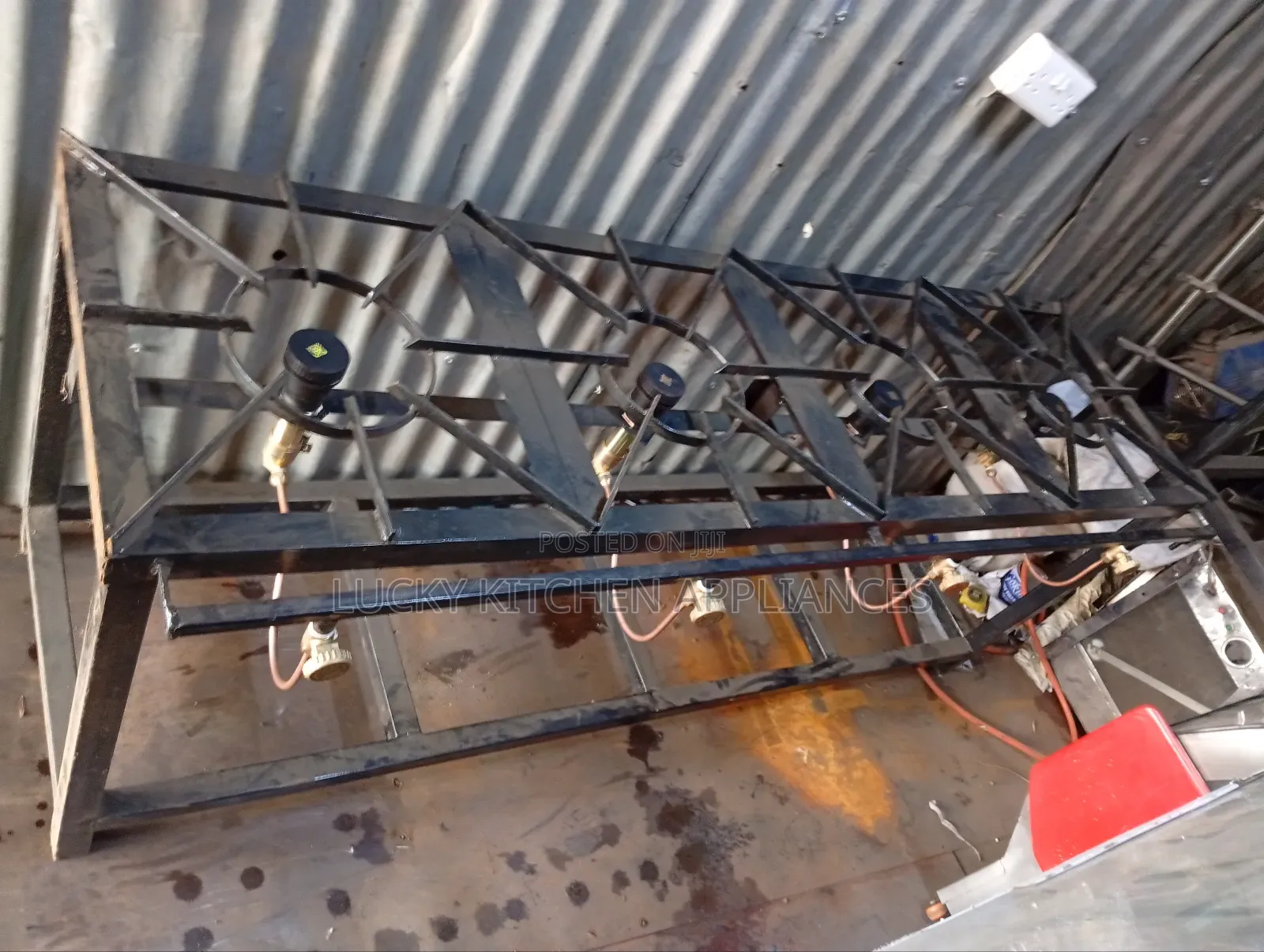 Mild Steel High Pressure Four Burner.