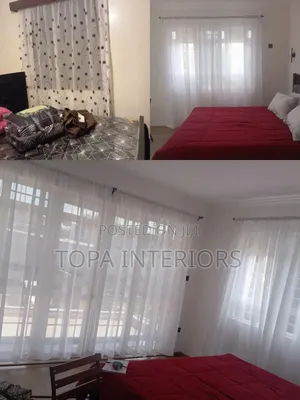 Light Sieving Bedroom White Sheer Curtains