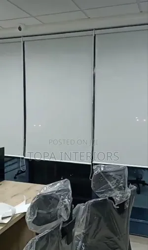 White Blackout Window Roller Blinds Supply and Installation