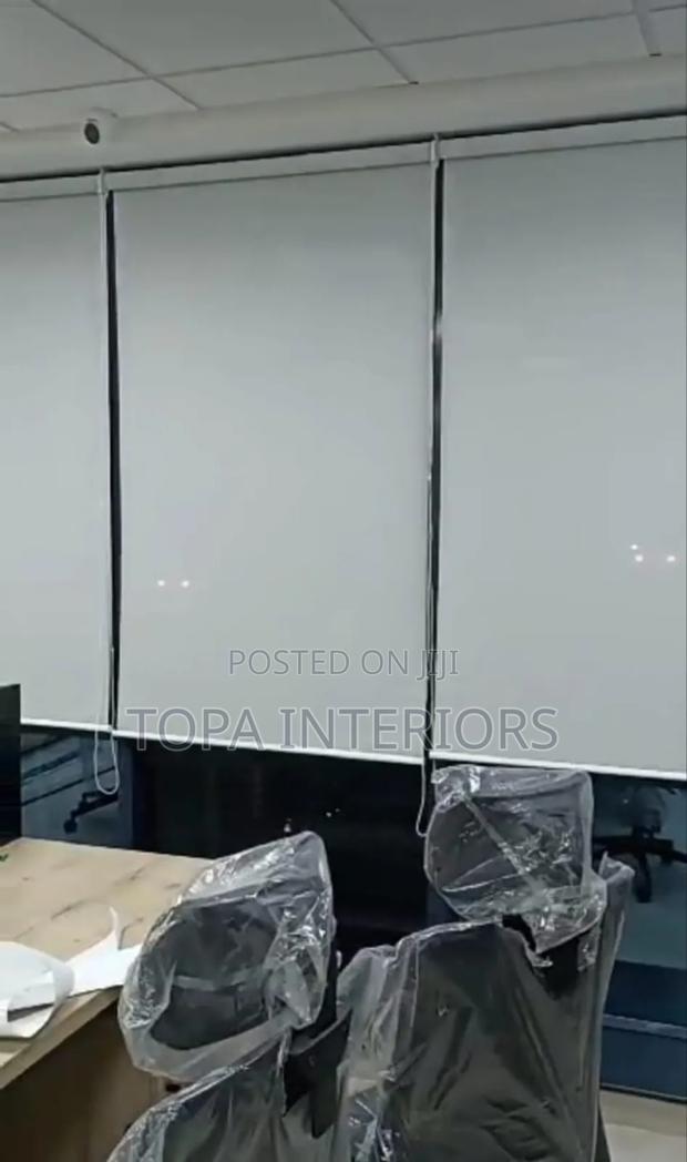 White Blackout Window Roller Blinds Supply and Installation