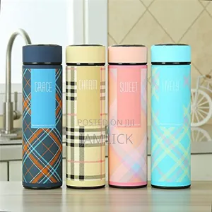 Double Wall Led Vacuum Flask –Hk