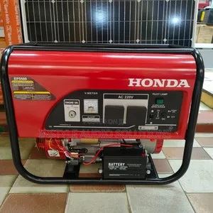 Honda 5000w Petrol Engine Keystart Generator Inbuilt Avr Protection