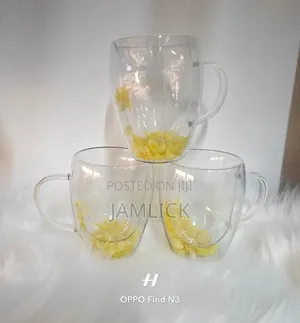 Double Glass Flower Cup –Cd