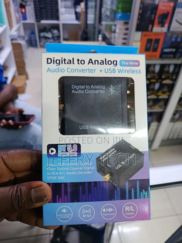 Digital Optical Audio Adapter - Rca With Bluetooth Sm-c7852bt Sm-c7852