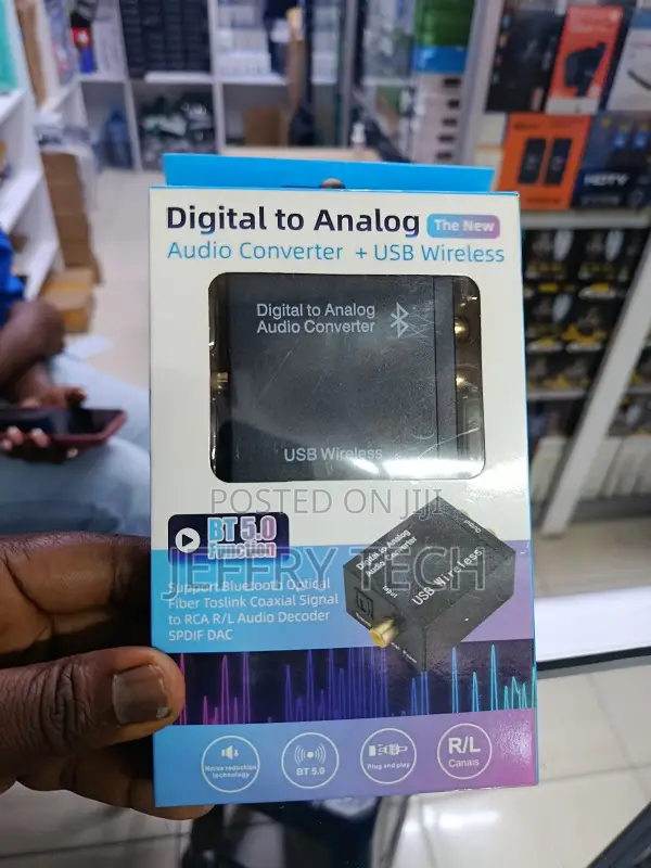 Digital Optical Audio Adapter - Rca With Bluetooth Sm-c7852bt Sm-c7852
