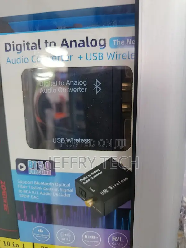 Digital Optical Audio Adapter - Rca With Bluetooth Sm-c7852bt Sm-c7852