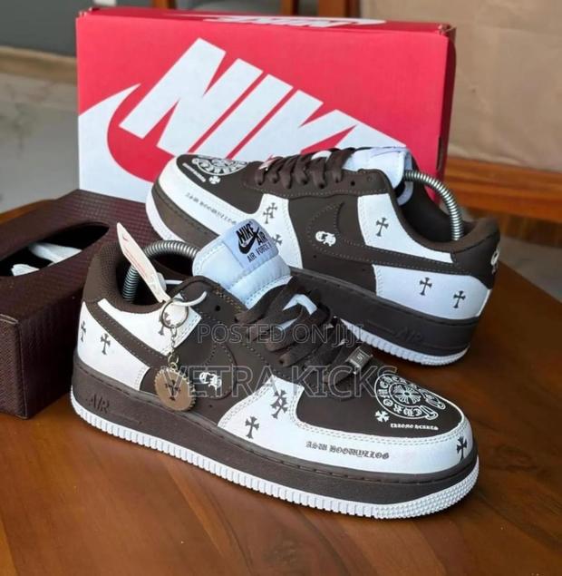 Nike Airforce 1 Chrome Hearts Sneakers